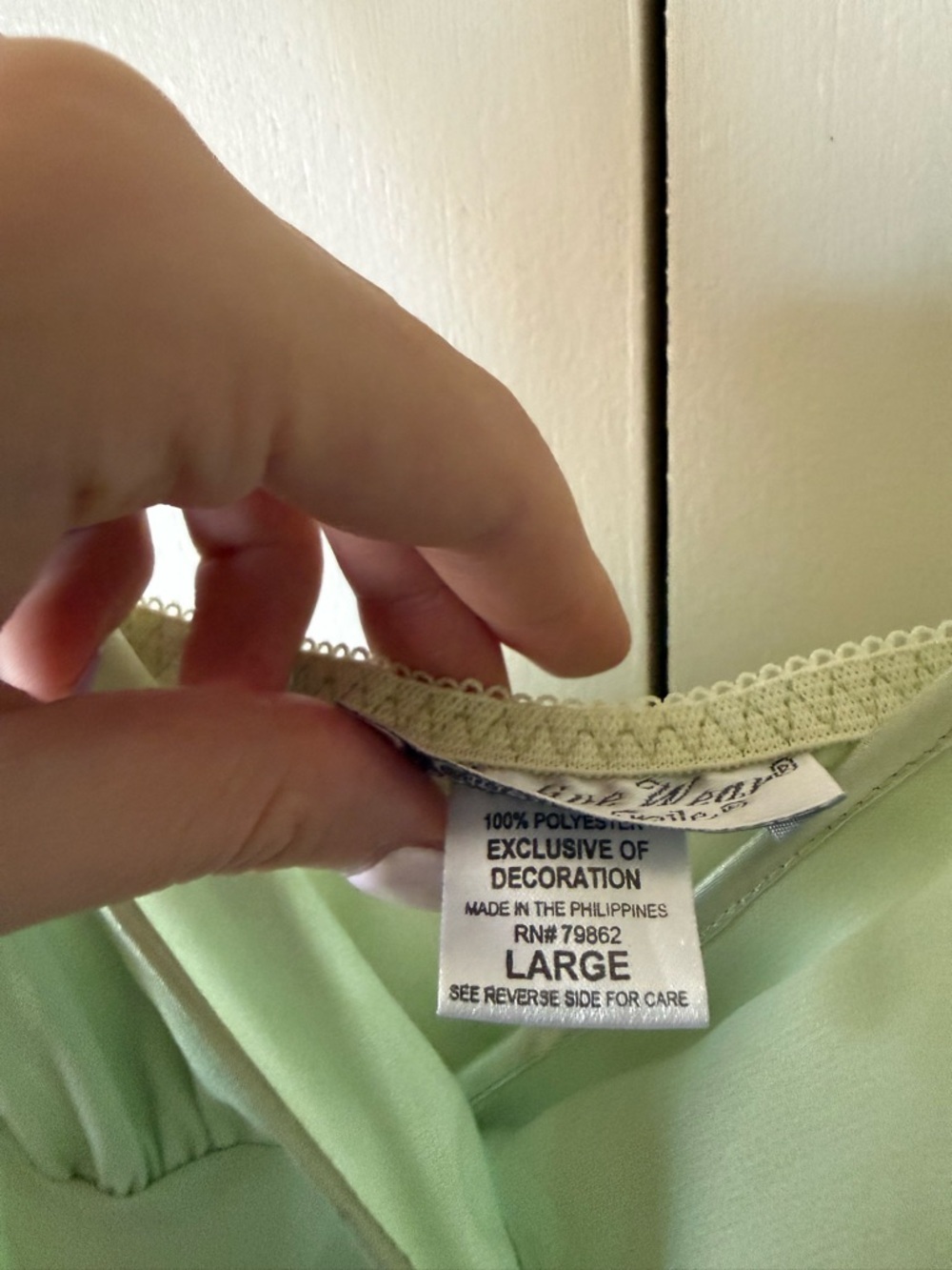 Y2K fairycore Tiered Ruffle V-Neck Babydoll Cami Top - Light sage Green L - Picture 14 of 16